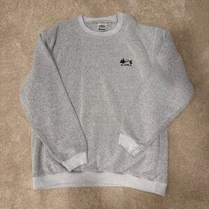 Gray Men's Embroidered Alaska Sweater